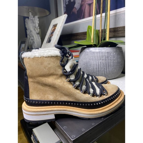 Rag & Bone Compass Camel Leather Booties 36 - Picture 11 of 16